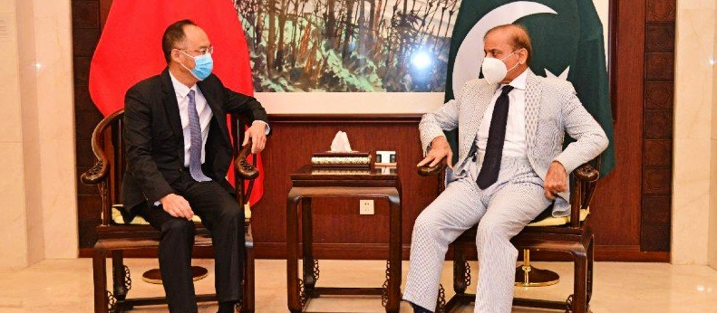PML-N’s president Shehbaz Sharif discusses Pak-China cooperation with Ambassador Nong